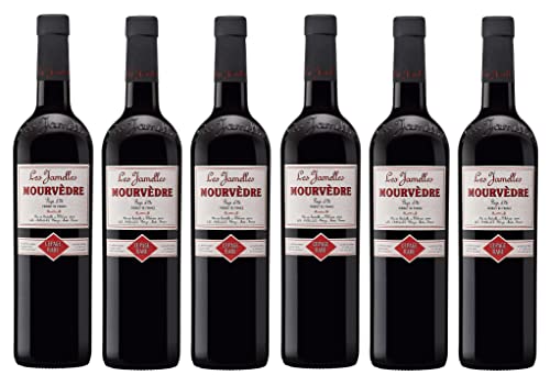 6x 0,75l - 2022er - Les Jamelles - Mourvèdre - Pays d'Oc I.G.P. - Languedoc - Frankreich - Rotwein trocken von Les Jamelles