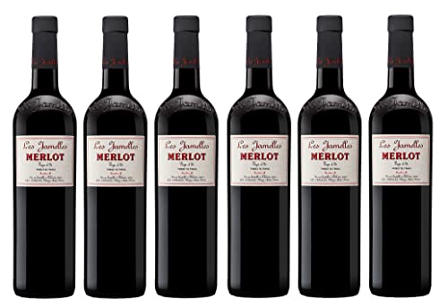 6x 0,75l - 2023er - Les Jamelles - Merlot - Pays d'Oc I.G.P. - Languedoc - Frankreich - Rotwein trocken von Les Jamelles