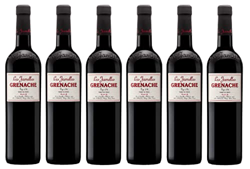 6x 0,75l - 2023er - Les Jamelles - Grenache - Pays d'Oc I.G.P. - Languedoc - Frankreich - Rotwein trocken von Les Jamelles