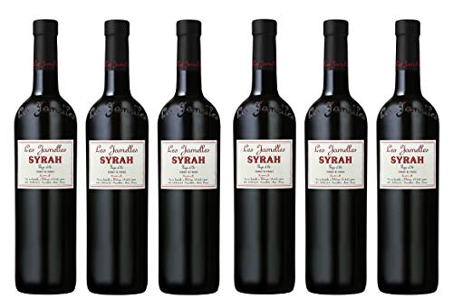 6x 0,75l - LES JAMELLES - Pays d'Oc I.G.P. - Languedoc - Frankreich - Weißwein & Rotwein - verschiedene Sorten - trocken (Syrah) von Les Jamelles