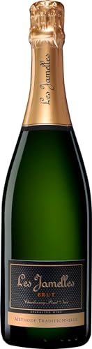 Les Jamelles Méthode Traditionnelle Chardonnay Pinot Noir Brut, Schaumwein trocken, Frankreich (1x 0.75l) von Les Jamelles