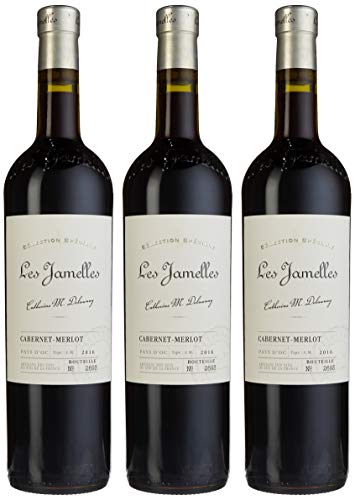 Les Jamelles Sélection Cabernet-Merlot VdP d'Oc 2015/2016 trocken (3 x 0.75 l) von Les Jamelles