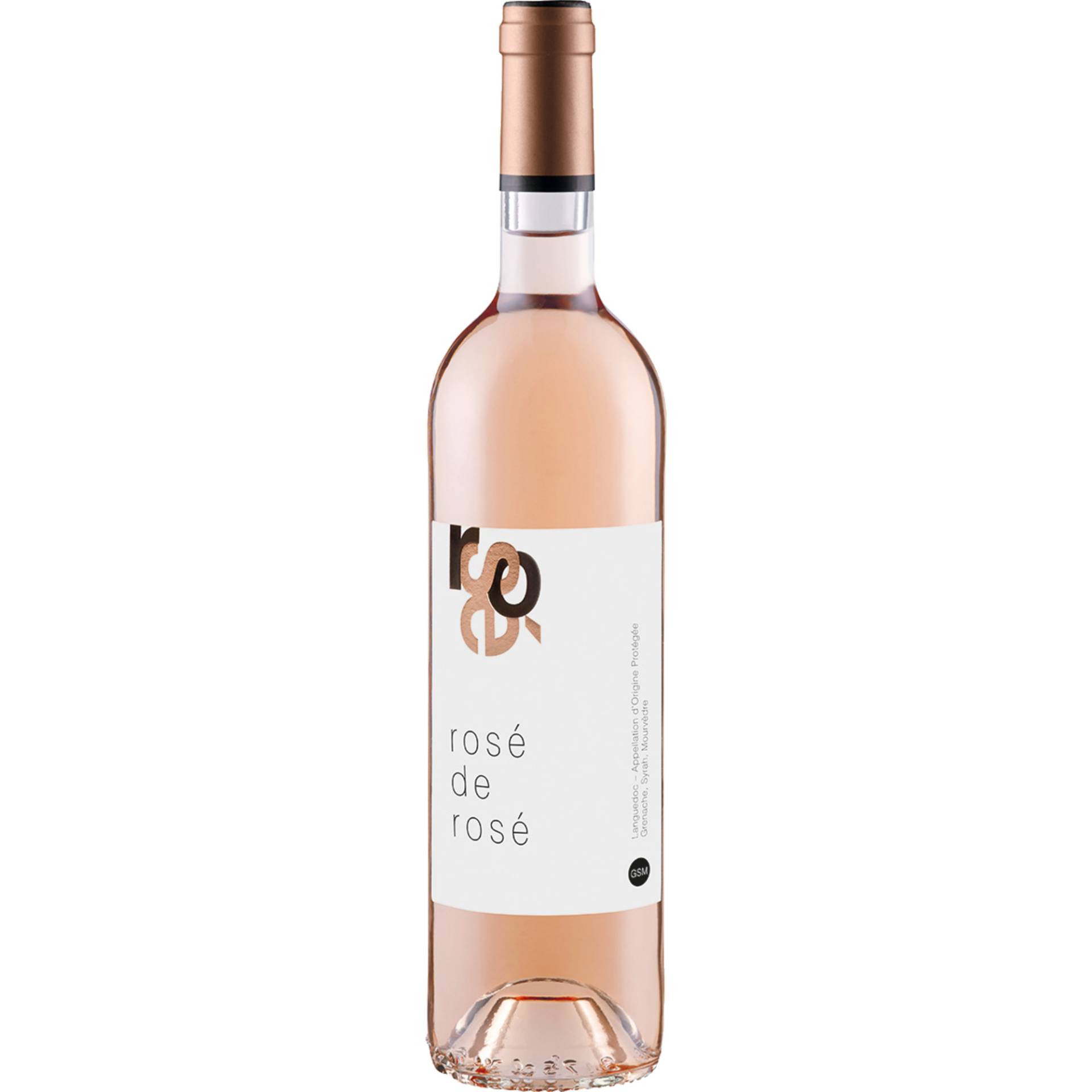Rosé de Rosé, Languedoc AOP, Languedoc-Roussillon, 2023, Roséwein von Les Vignobles de la Grange ,   FR 34320 GABIAN