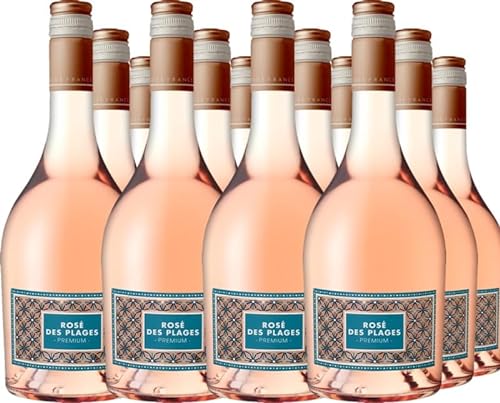 Les Vins de Saint Saturnin 12er Vorteilspaket Rosé des Plages Premium Gris Mont Baudile IGP 2022 (12 x 0.75 l) von Les Vins de Saint Saturnin