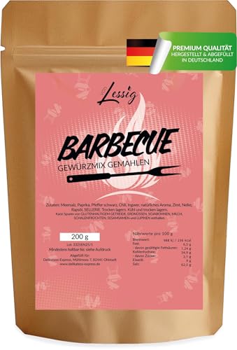 Lessig | 200g Grill Gewürze - Steakgewürz - Gewürzmischung für Hänchen, Steak & Dutch Oven - (200g, Grill Mix) von Lessig