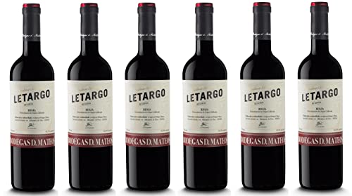 6x 0,75l - Bodegas D. Mateos - Letargo - Reserva - Rioja D.O.Ca. - Spanien - Rotwein trocken von Letargo