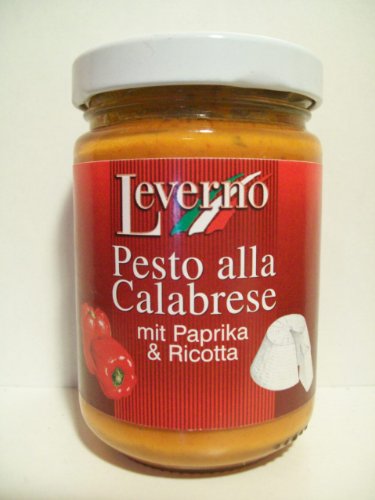 Leverno Pesto Alla Calabrese Paprika & Ricotta 145 ml Leverno Pesto Alla Calabrese Paprika & Ricotta 145 ml von Leverno
