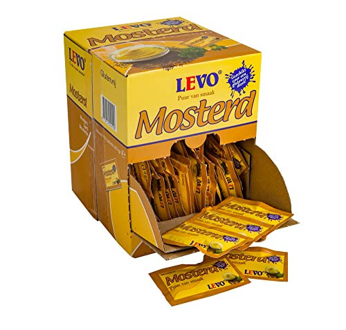 Levo Französischer Senf 10 g pro Beutel, Schachtel mit 150 Beuteln von Levo