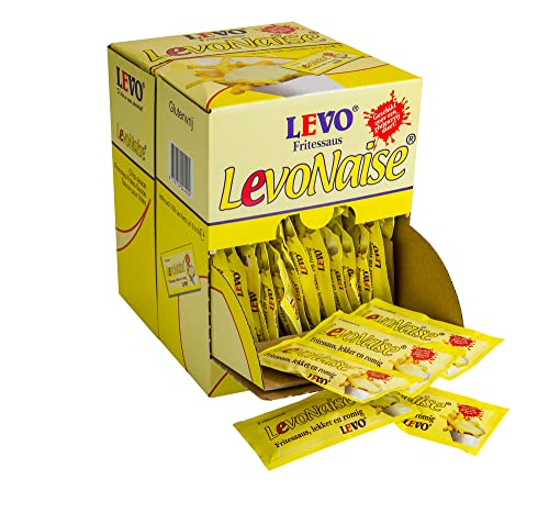 Levo Pommes Frites Sauce 35% 19 ml pro Beutel, Schachtel mit 100 Beuteln von Levo