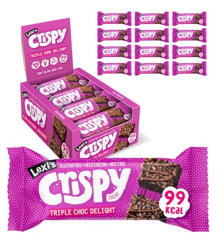 Crispy Treats Triple Choc Delight 12er Box Crispy Treats Triple Choc Delight 12er Box von Lexi's