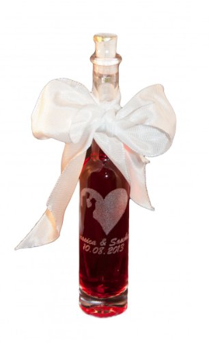 5 Flaschen Lexies Likör (a 40 ml 18% vol. Alk) mit Ihrer persönlichen Gravur auf der Flasche 40ml von Jessis Geschenkeschmiede