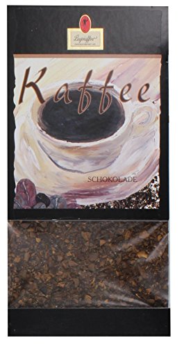 Leysieffer Halbherbe Schokolade mit geschroteten Kaffeebohnen – dunkle Schokolade mit einer Kaffeenote, 55 Prozent Kakaoanteil, Kakaobohnen aus nachhaltigem Anbau, vegan, handgemacht, 100 Gramm von Leysieffer