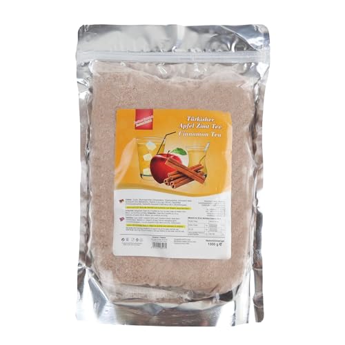 Lezzo, Türkischer Apfeltee mit Zimtnote, 1000 g Instantgetränk Pulver im Beutel, löslicher Instanttee heiß oder kalt genießen Lezzo, Türkischer Apfeltee mit Zimtnote, 1000 g Instantgetränk Pulver im Beutel, löslicher Instanttee heiß oder kalt genießen von Lezzo