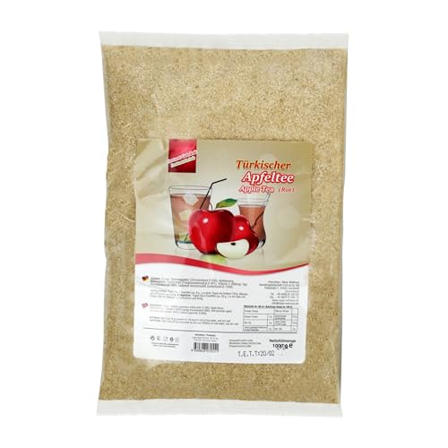 Lezzo, Türkischer Apfeltee roter Apfel, 1000 g Instantgetränk Pulver im Beutel, löslicher Instanttee heiß oder kalt genießen von Lezzo