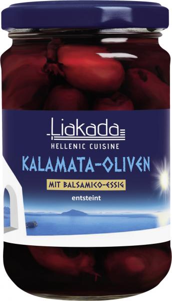 Liakada Kalamata-Oliven mit Balsamico-Essig entsteint von Liakada