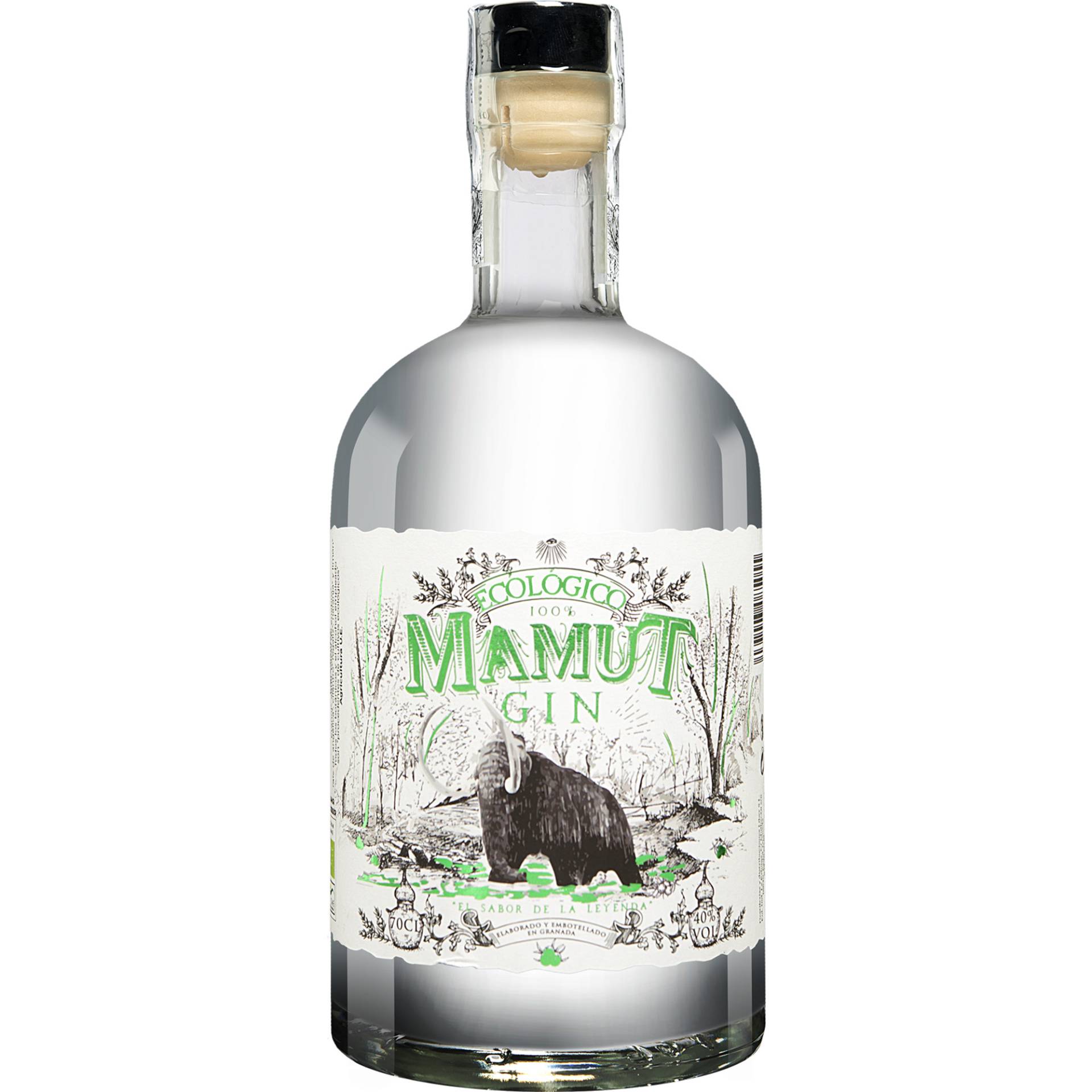 Gin El Mamut Bio  0.7L 40% Vol. aus Spanien von Liber
