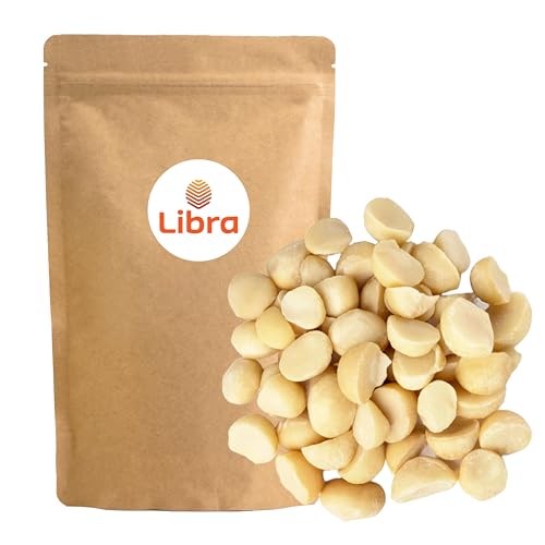 Libra 500g Macadamia Nüsse | Hälften | Macadamiakerne | Macadamianüsse | roh & ungesalzen | Top Qualität | LIBRA FOOD von Libra