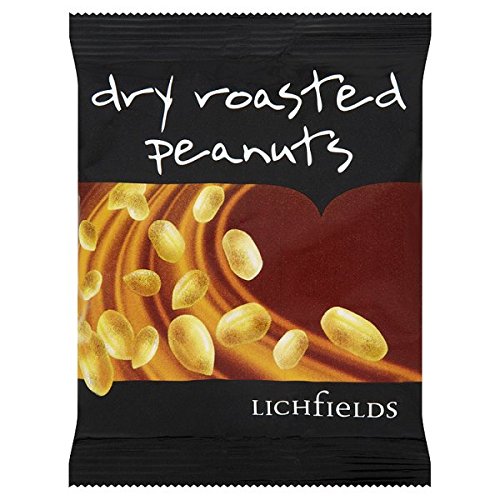 Lichfields Dry Roasted Peanuts 50g x Case of 24 von Lichfields