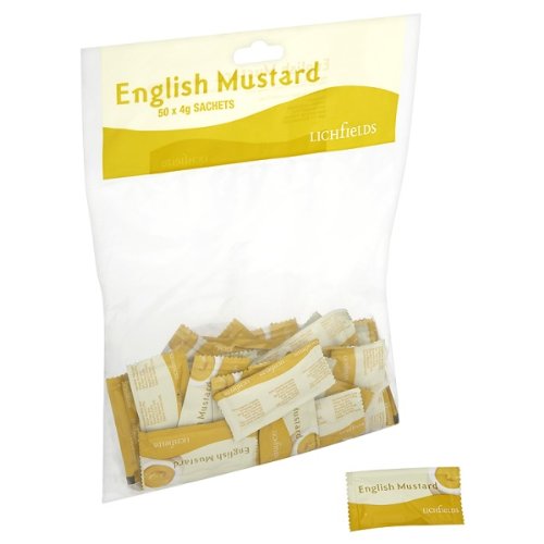 Lichfields English Mustard 50 x 4G Sachets von Lichfields