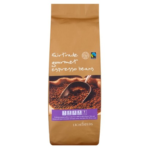 Lichfields Fairtrade Gourmet Espresso Beans 1KG von Lichfields