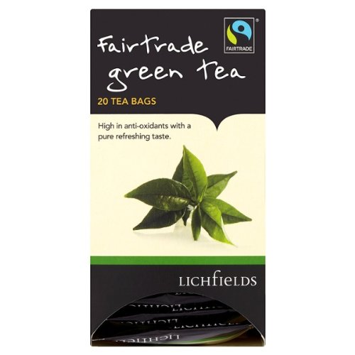 Lichfields Fairtrade Green Tea 6x20 Teebeutel 40g von Lichfields