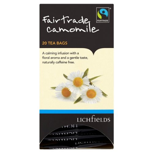 Lichfields Fairtrade Kamille 20 Teebeutel 30g (Packung mit 6 x 20s) von Lichfields