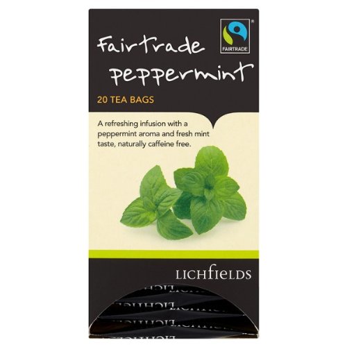 Lichfields Fairtrade Peppermint 6x20 Teebeutel 30g von Lichfields