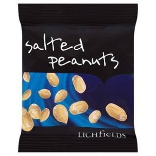 Lichfields Salted Peanuts 50g x Case of 24 von Lichfields