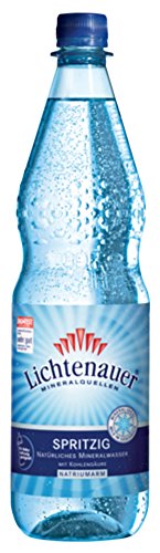 Lichtenauer Mineralwasser Spritzig 12x1,0 l - inklusive Pfand - Lieferung ohne Kiste von Lichtenauer