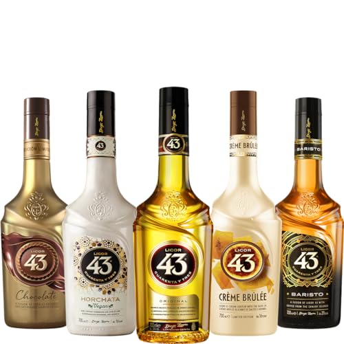 Probierpaket Licor 43 (5 x 0,7 l) von Licor 43