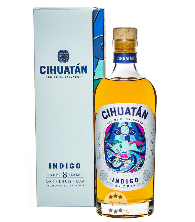 Cihuatán Rum Indigo 8 Jahre (40 % Vol., 0,7 Liter) von Licorera Cihuatán