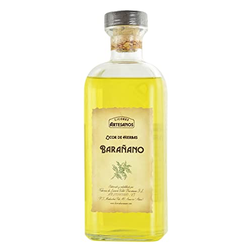 Licores Barañano Licor de Hierbas Premium Kräuterlikör, 30% Vol, 1L, Aromatisch & Ausgewogen von Licores Victor Barañano