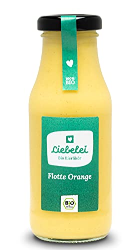 LIEBELEI BIO EIERLIKÖR FLOTTE ORANGE (0,2 l) - BIO-Eierlikör mit einem frischen Hauch Orange von LIEBELEI