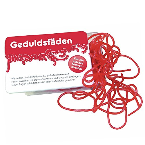 Spaßgeschenk | Geduldsfäden / Geduldsfaden | Fruchtgummi-Schnüre mit Erdbeer-Geschmack | in praktischer Schiebe-Box. Spaßgeschenk | Geduldsfäden / Geduldsfaden | Fruchtgummi-Schnüre mit Erdbeer-Geschmack | in praktischer Schiebe-Box. von Liebeskummer
