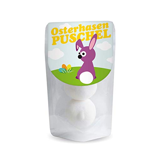 Jeweils 18 g verschiedene Marshmallows / Schaumzuckerspeckbälle (Osterhasen Puschel) von Liebeskummerpillen