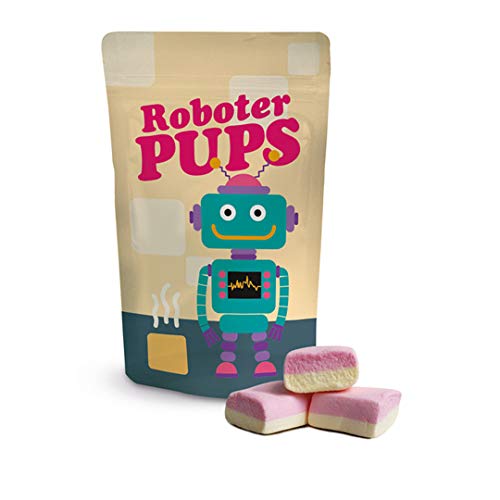 Jeweils 18 g verschiedene Marshmallows / Schaumzuckerspeckbälle (Roboter Pups) von Liebeskummerpillen