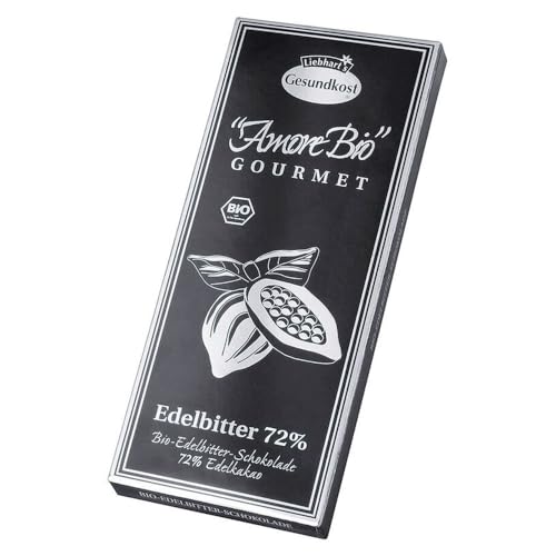 Liebhart’s Edelbitter-Schokolade 72% Kakaoanteil - Bio - 100g von Liebhart's