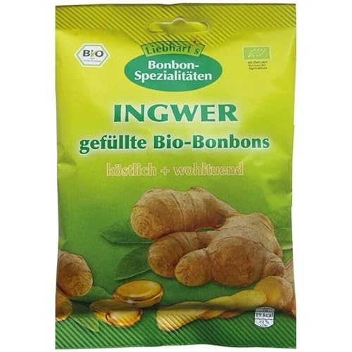 Liebhart?s Bonbon Ingwer - Bio - 100g x 18-18er Pack VPE von Liebhart's