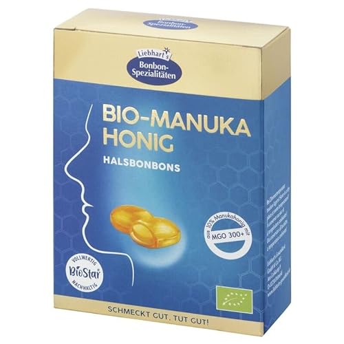 Liebhart?s Manuka Honig Bonbons - Bio - 100g x 10-10er Pack VPE von Liebhart's