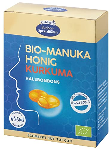 Manuka Kurkuma Bonbon Faltschachtel Manuka Kurkuma Bonbon Faltschachtel von Liebharts