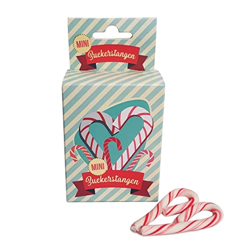 Mini Zuckerstangen Herzen, 5er Pack als kleines Geschenk für deine Liebsten zum Valentinstag