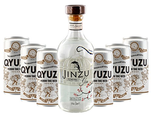 Lieferello - Jinzu Gin und Qyuzu Tonic Water Set 41,3% Vol. - 7-teilig/1St inkl. Pfand von Lieferello