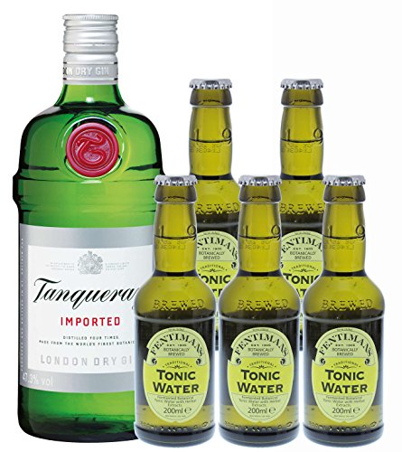 Tanqueray Gin 0,7 Liter & 5 x Fentimans Tonic 0,2 Liter von Lieferello