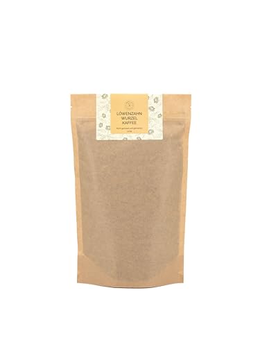 LÖWENZAHNWURZELKAFFEE 100% von LIEVIE. Koffeinfreie Kaffeealternative mit bittersüßen Geschmacksnoten von Karamell, Kakao sowie Sonnenblumenkerne. (500g) von Lievie
