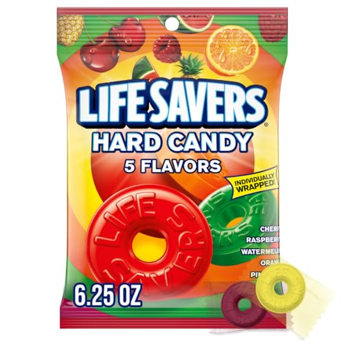 Lifesavers, Hard Candy 5 Flavors Bag, 6,25 oz Lifesavers, Hard Candy 5 Flavors Bag, 6,25 oz von Life Savers