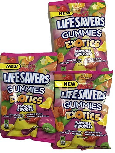 Lifesavers Gummies, Exotics 5 Flavors 7 Ounce 3 Pk by Life Savers Lifesavers Gummies, Exotics 5 Flavors 7 Ounce 3 Pk by Life Savers von Life Savers