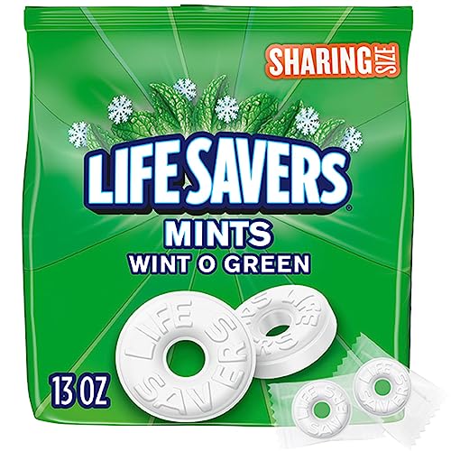 Wint-O-Green Breath Mints Hard Candy, Sharing Size, 13 oz Bag Wint-O-Green Breath Mints Hard Candy, Sharing Size, 13 oz Bag von Life Savers
