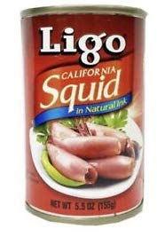Ligo Tintenfisch in natürlicher Tinte, klein, 156 ml, 12 Stück Ligo Tintenfisch in natürlicher Tinte, klein, 156 ml, 12 Stück von Ligo