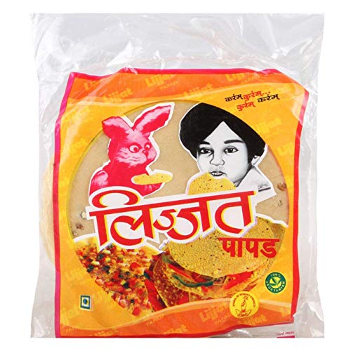 LIJJAT Papad Punjabi Masala 7'', 200 g von Lijjat