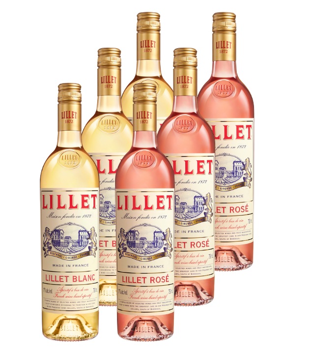 Lillet 6er Set - Blanc & Rose (17 % vol., 4,5 Liter) von Lillet
